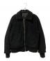 URU（ウル）の古着「25FW WOOL BOA ZIP UP BLOUSON」｜ブラック