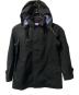 THE NORTHFACE PURPLELABEL（ザ・ノースフェイス パープルレーベル）の古着「フード付ステンカラーコート」｜ブラック