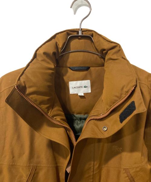 LACOSTE（ラコステ）LACOSTE (ラコステ) 撥水フィールドダウンジャケット ブラウン サイズ:40の古着・服飾アイテム