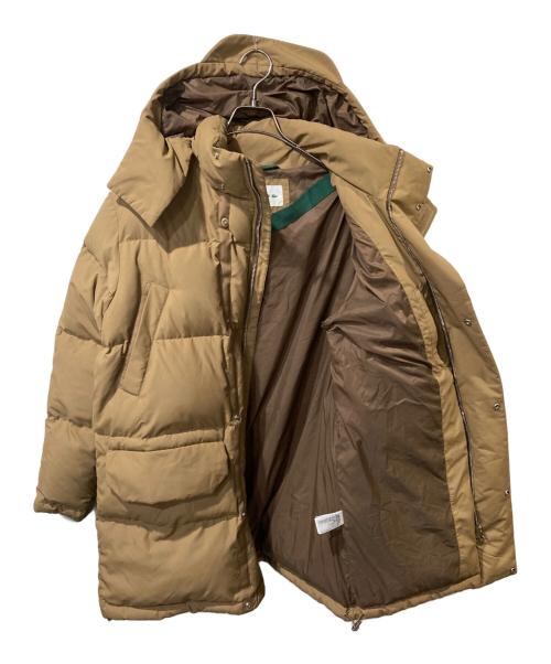 LACOSTE（ラコステ）LACOSTE (ラコステ) 撥水性ロングダウンジャケット ブラウン サイズ:Mの古着・服飾アイテム