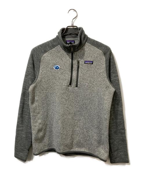 Patagonia（パタゴニア）Patagonia (パタゴニア) 刺繍入りベターセーター グレー サイズ:Mの古着・服飾アイテム
