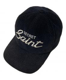SAINT MICHAEL（セントマイケル）の古着「2AW CORDURO CAP」｜ブラック