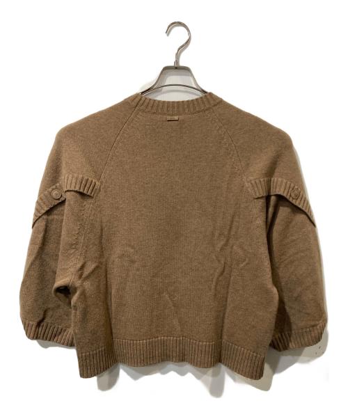 MaxMara（マックスマーラ）MaxMara (マックスマーラ) AMPEX カシミア混クルーセーター ブラウン サイズ:Mの古着・服飾アイテム