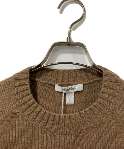 MaxMara（マックスマーラ）MaxMara (マックスマーラ) AMPEX カシミア混クルーセーター ブラウン サイズ:Mの古着・服飾アイテム