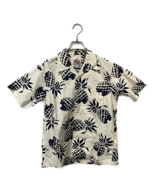 Duke Kahanamoku（デュークカハナモク）Duke Kahanamoku (デュークカハナモク) HAWAIIAN SHIRT ホワイト サイズ:Ｓの古着・服飾アイテム