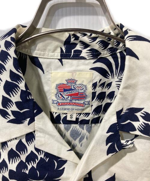Duke Kahanamoku（デュークカハナモク）Duke Kahanamoku (デュークカハナモク) HAWAIIAN SHIRT ホワイト サイズ:Ｓの古着・服飾アイテム