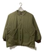 Needlesニードルズ）の古着「Stand Collar Down Coat Wax Coating」｜オリーブ