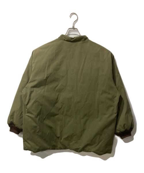 Needles（ニードルズ）Needles (ニードルズ) Stand Collar Down Coat Wax Coating オリーブ サイズ:Sの古着・服飾アイテム