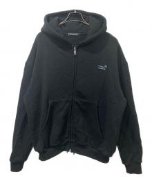 FEELS.（フィールズ）の古着「PREMIUM WEIGHT ZIP UP HOODIE」｜ブラック