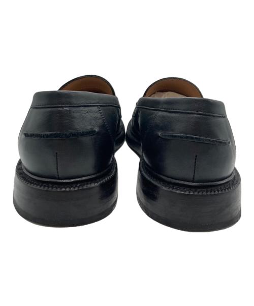 JJJJound（ジョウンド）JJJJound (ジョウンド) Blackstock & Weber (ブラックストック ＆ ウェーバー) Ellis Penny Loafer ブラック サイズ:9 1/2の古着・服飾アイテム
