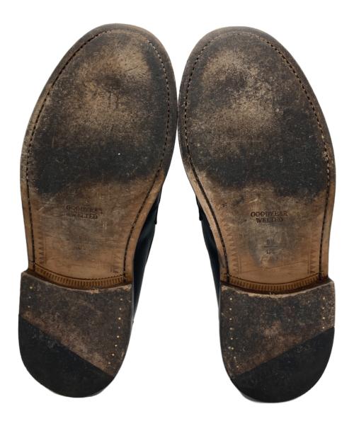 JJJJound（ジョウンド）JJJJound (ジョウンド) Blackstock & Weber (ブラックストック ＆ ウェーバー) Ellis Penny Loafer ブラック サイズ:9 1/2の古着・服飾アイテム