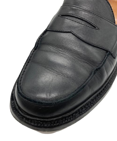 JJJJound（ジョウンド）JJJJound (ジョウンド) Blackstock & Weber (ブラックストック ＆ ウェーバー) Ellis Penny Loafer ブラック サイズ:9 1/2の古着・服飾アイテム