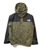 THE NORTH FACEザ ノース フェイス）の古着「マウンテンライトジャケット」｜カーキ×ブラック