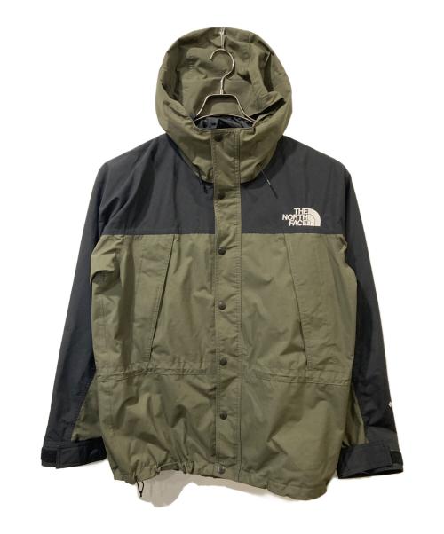 THE NORTH FACE（ザ ノース フェイス）THE NORTH FACE (ザ ノース フェイス) マウンテンライトジャケット カーキ×ブラック サイズ:Lの古着・服飾アイテム