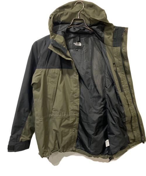 THE NORTH FACE（ザ ノース フェイス）THE NORTH FACE (ザ ノース フェイス) マウンテンライトジャケット カーキ×ブラック サイズ:Lの古着・服飾アイテム