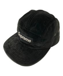 SUPREME（シュプリーム）の古着「Velvet Camp Cap」｜ブラック
