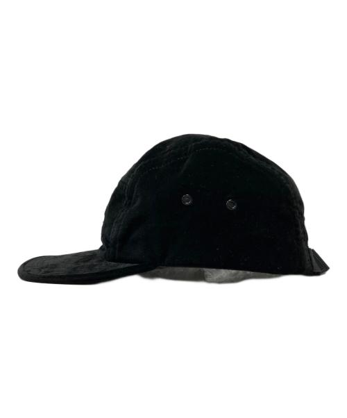 SUPREME（シュプリーム）Supreme (シュプリーム) Velvet Camp Cap ブラックの古着・服飾アイテム