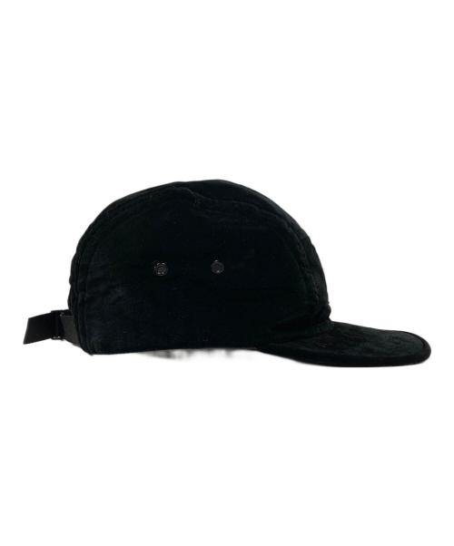 SUPREME（シュプリーム）Supreme (シュプリーム) Velvet Camp Cap ブラックの古着・服飾アイテム