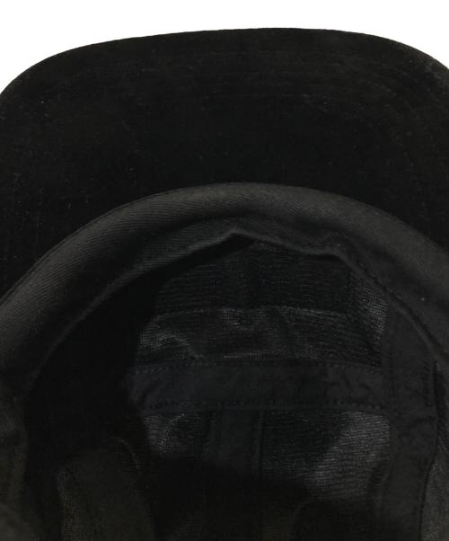 SUPREME（シュプリーム）Supreme (シュプリーム) Velvet Camp Cap ブラックの古着・服飾アイテム