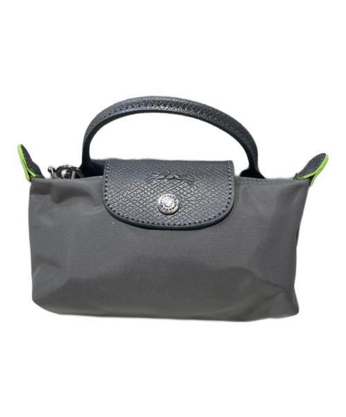 LONGCHAMP（ロンシャン）LONGCHAMP (ロンシャン) ル プリアージュ ミニショルダーバッグ グレーの古着・服飾アイテム