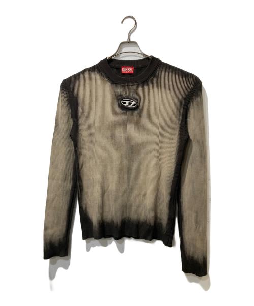 DIESEL（ディーゼル）DIESEL (ディーゼル) K-DARIN Sweater ベージュ サイズ:XLの古着・服飾アイテム