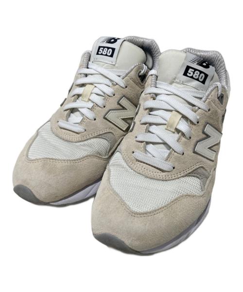 NEW BALANCE（ニューバランス）NEW BALANCE (ニューバランス) COMME des GARCONS HOMME (コムデギャルソン オム) 580 ローカットスニーカー アイボリー サイズ:27cmの古着・服飾アイテム