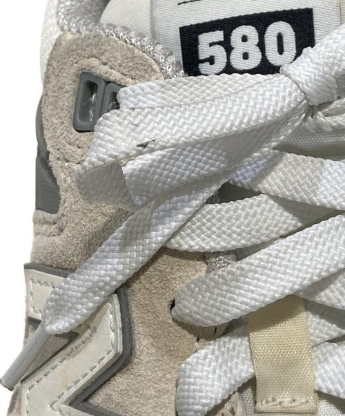 NEW BALANCE（ニューバランス）NEW BALANCE (ニューバランス) COMME des GARCONS HOMME (コムデギャルソン オム) 580 ローカットスニーカー アイボリー サイズ:27cmの古着・服飾アイテム