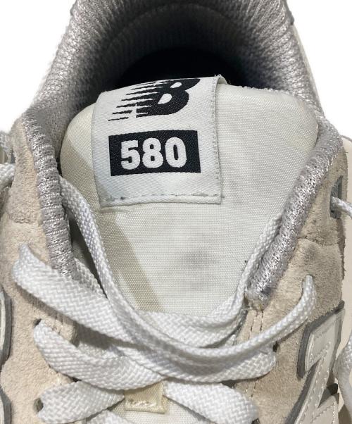 NEW BALANCE（ニューバランス）NEW BALANCE (ニューバランス) COMME des GARCONS HOMME (コムデギャルソン オム) 580 ローカットスニーカー アイボリー サイズ:27cmの古着・服飾アイテム