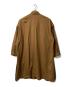 TOMORROW LAND (トゥモローランド) Super170’sウールフランネル スタンドカラーコート ブラウン サイズ:M：14000円