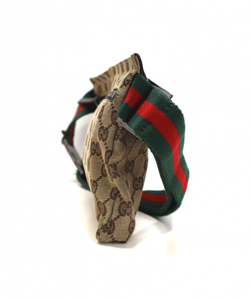 GUCCI（グッチ）GUCCI (グッチ) GG柄ウエストバッグ ベージュの古着・服飾アイテム