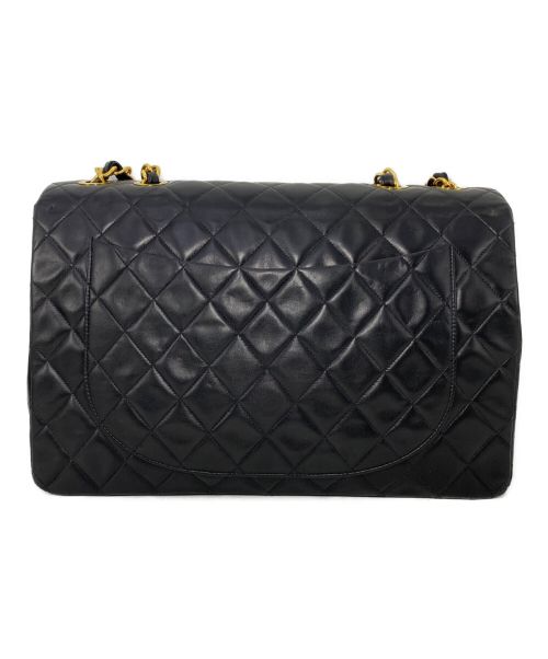 CHANEL（シャネル）CHANEL (シャネル) デカマトラッセ Wチェーンショルダーバッグ ブラック サイズ:-の古着・服飾アイテム