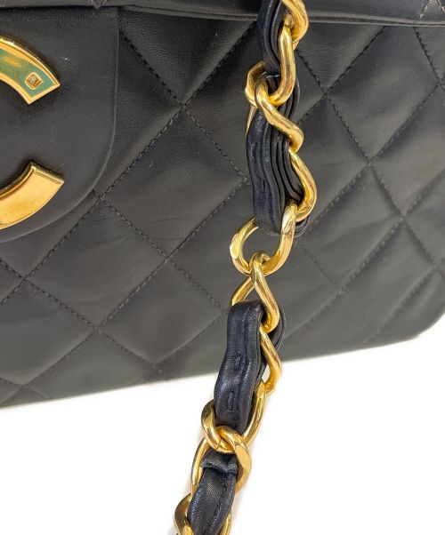 CHANEL（シャネル）CHANEL (シャネル) デカマトラッセ Wチェーンショルダーバッグ ブラック サイズ:-の古着・服飾アイテム