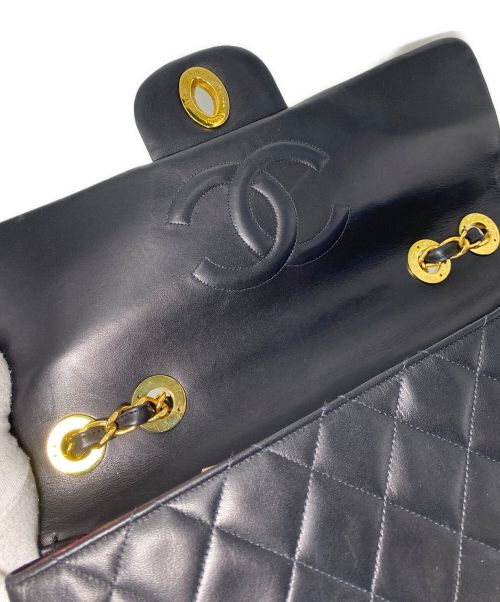 CHANEL（シャネル）CHANEL (シャネル) デカマトラッセ Wチェーンショルダーバッグ ブラック サイズ:-の古着・服飾アイテム