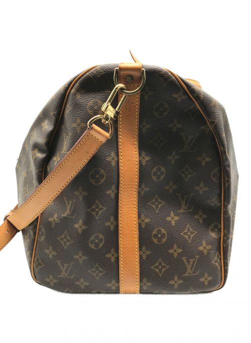 LOUIS VUITTON（ルイ ヴィトン）LOUIS VUITTON (ルイ ヴィトン) キーポル・バンドリエール55 ボストンバッグ ブラウン サイズ:55の古着・服飾アイテム