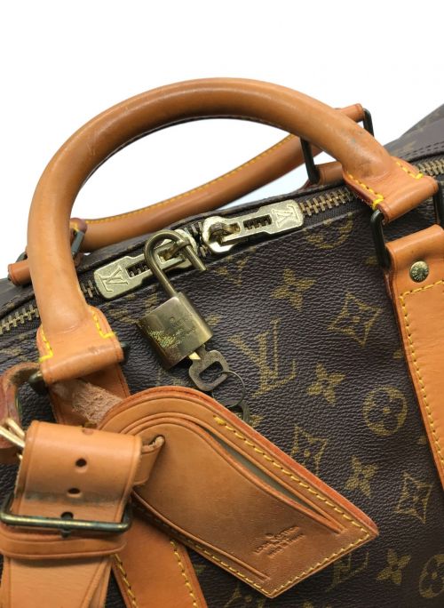 LOUIS VUITTON（ルイ ヴィトン）LOUIS VUITTON (ルイ ヴィトン) キーポル・バンドリエール55 ボストンバッグ ブラウン サイズ:55の古着・服飾アイテム