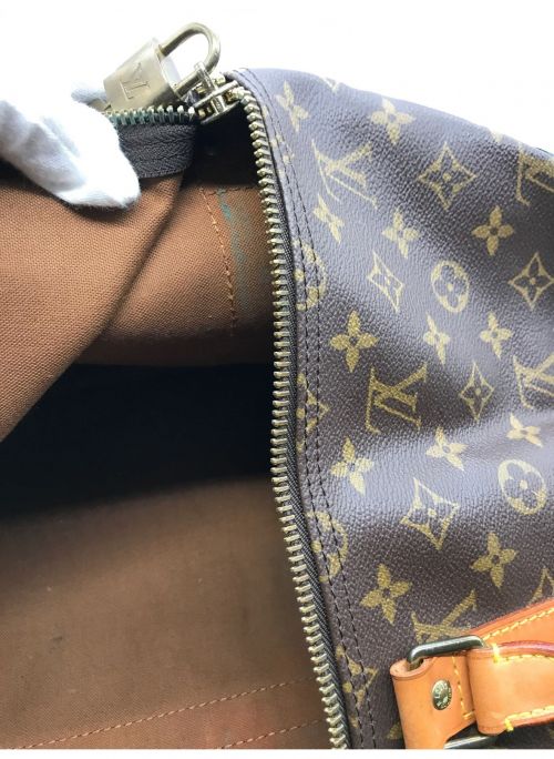 LOUIS VUITTON（ルイ ヴィトン）LOUIS VUITTON (ルイ ヴィトン) キーポル・バンドリエール55 ボストンバッグ ブラウン サイズ:55の古着・服飾アイテム