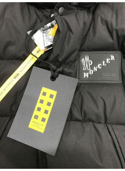 MONCLER（モンクレール）MONCLER×FRAGMENT (モンクレール×フラグメント) Alken ショートダウンジャケット ブラック サイズ:2の古着・服飾アイテム