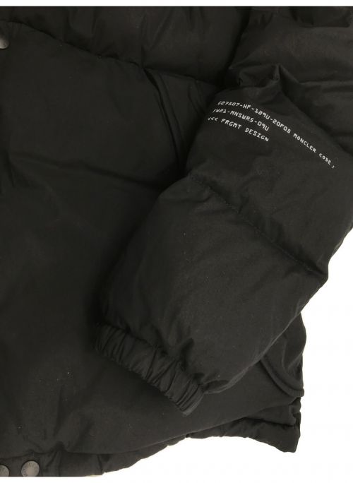 MONCLER（モンクレール）MONCLER×FRAGMENT (モンクレール×フラグメント) Alken ショートダウンジャケット ブラック サイズ:2の古着・服飾アイテム