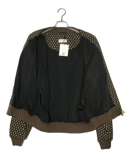 taupe（トープ）taupe (トープ) ダイヤJQボマージャケット ブラウン サイズ:02の古着・服飾アイテム