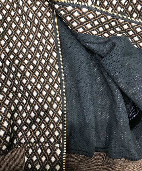 taupe（トープ）taupe (トープ) ダイヤJQボマージャケット ブラウン サイズ:02の古着・服飾アイテム