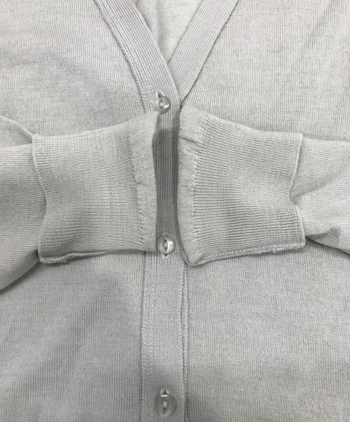 JOHN SMEDLEY（ジョンスメドレー）JOHN SMEDLEY (ジョンスメドレー) Vネックカーディガン グリーン サイズ:Mの古着・服飾アイテム