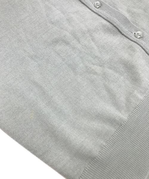 JOHN SMEDLEY（ジョンスメドレー）JOHN SMEDLEY (ジョンスメドレー) Vネックカーディガン グリーン サイズ:Mの古着・服飾アイテム