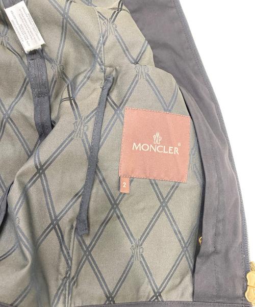 MONCLER（モンクレール）MONCLER (モンクレール) ダウンライナー付コート ブラック サイズ:2の古着・服飾アイテム