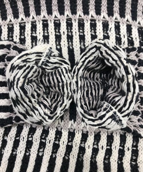 BATONER（バトナ―）BATONER (バトナ―) MIX YARN CREW NECK ブラック サイズ:２の古着・服飾アイテム