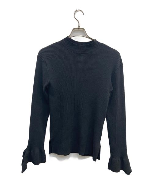 La TOTALITE（ラ ト―タリテ）La TOTALITE (ラ ト―タリテ) フリルスリーブハイネックプルオーバー ブラック サイズ:なしの古着・服飾アイテム