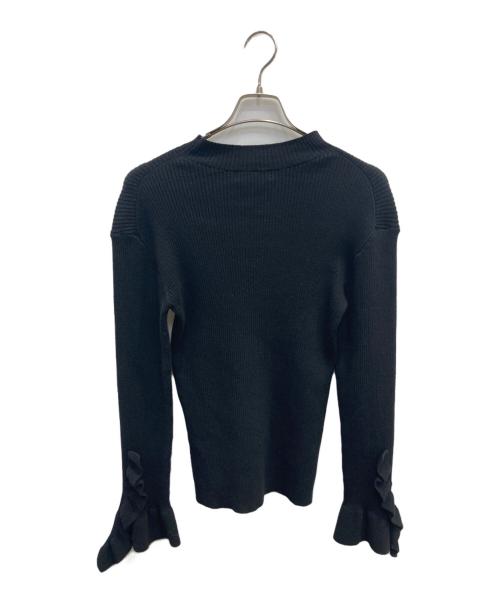 La TOTALITE（ラ ト―タリテ）La TOTALITE (ラ ト―タリテ) フリルスリーブハイネックプルオーバー ブラック サイズ:なしの古着・服飾アイテム