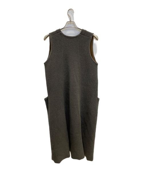 DES PRES（デ プレ）DES PRES (デ プレ) ウールナイロンポリエステル ロングジレ グレー サイズ:36の古着・服飾アイテム