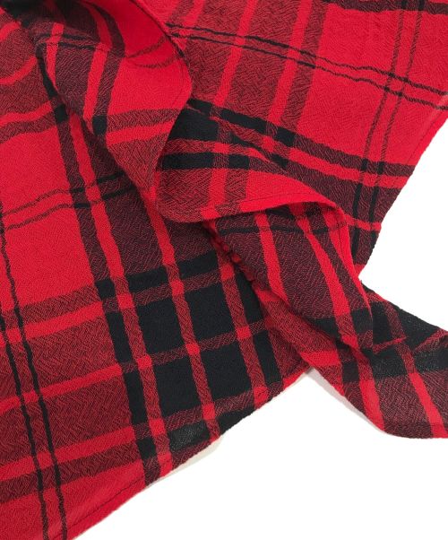 BORDERS at BALCONY（ボーダーズアットバルコニー）BORDERS at BALCONY (ボーダーズアットバルコニー) フリルスカート レッド サイズ:38の古着・服飾アイテム