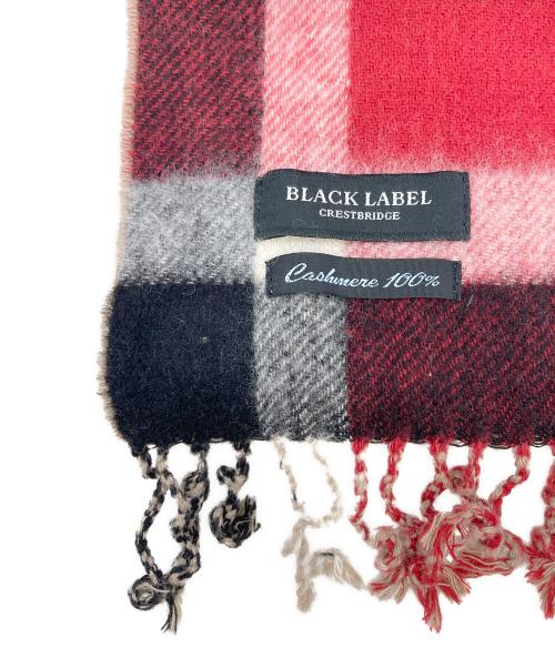 BLACK LABEL CRESTBRIDGE（ブラックレーベル クレストブリッジ）BLACK LABEL CRESTBRIDGE (ブラックレーベル クレストブリッジ) カシミヤマフラー ブラウンの古着・服飾アイテム