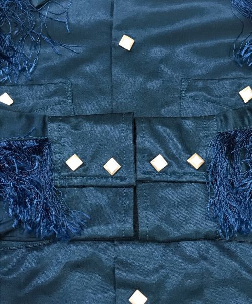 Needles（ニードルズ）Needles (ニードルズ) フリンジカウボーイシャツ ブルー サイズ:Sの古着・服飾アイテム